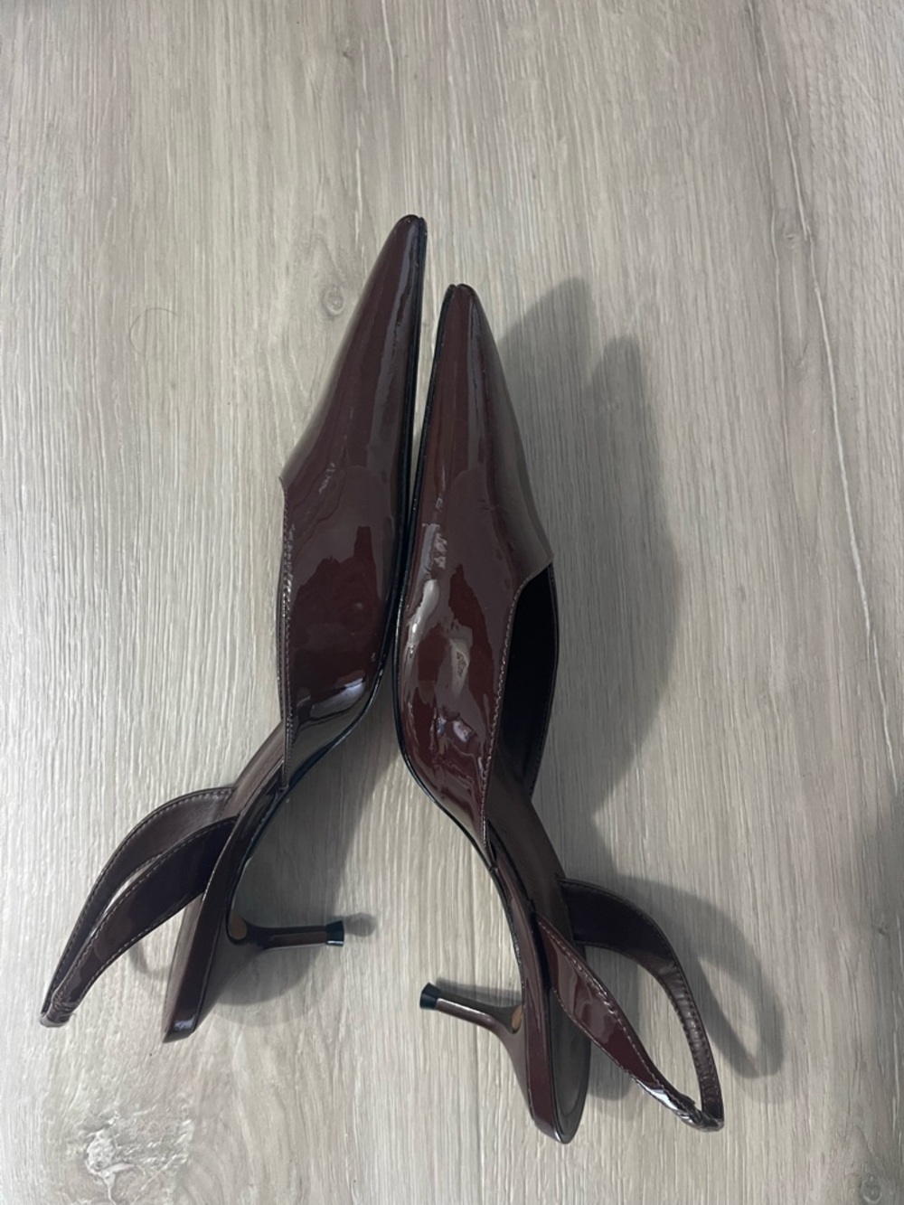 Schutz Paola Mid Pump in Root Brown - Picture 7 of 9
